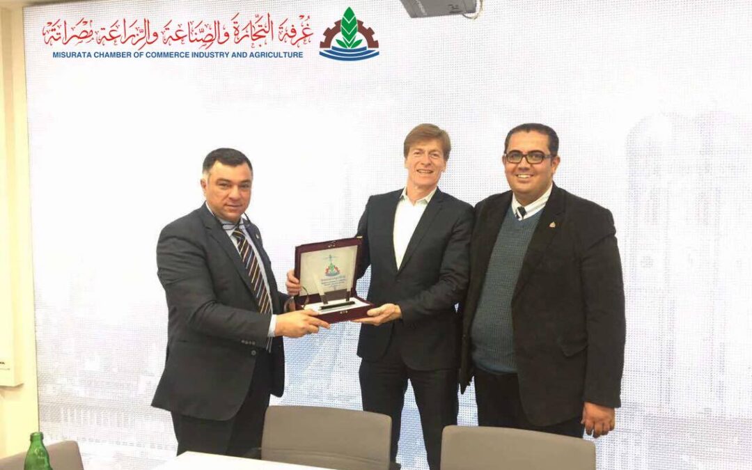 إستقبال رئيس العلاقات الخارجية بمنطقة شمال أفريقيا وأمريكا بإتحاد الغرفة الاقتصادية بالنمسا