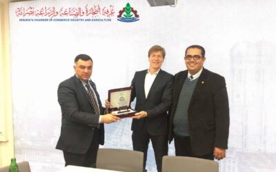 إستقبال رئيس العلاقات الخارجية بمنطقة شمال أفريقيا وأمريكا بإتحاد الغرفة الاقتصادية بالنمسا