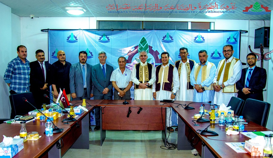 الغرفة تجتمع بالشركة الليبية للحديد والصلب