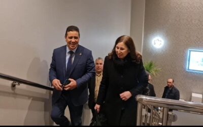 وزيرة التجهيز والإسكان بالحكومة التونسية ومستشارة الرئيس النيجري للشؤون الاقتصادية تصلان مدينة مصراتة للمشاركة في المعرض الليبي التونسي