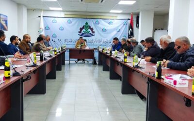 اجتماع مع اصحاب توزيع الوقود بالمدينة