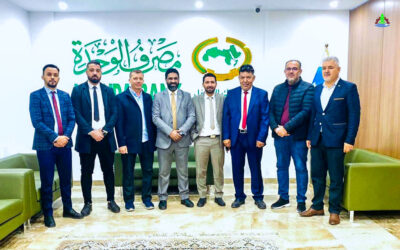 إجتماع لجنة إدارة غرفة التجارة والصناعة والزراعة مصراته  مع مصرف الوحدة – فرع الوسطى