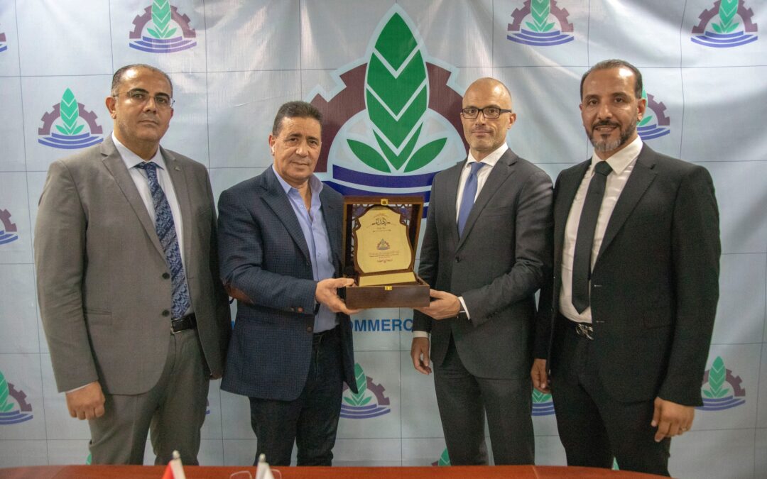 غرفة التجارة والصناعة والزراعة مصراتة تستقبل سفير الاتحاد الأوروبي