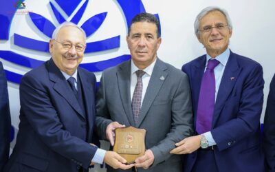 غرفة التجارة والصناعة والزراعة مصراتة تستقبل وفداً من غرفة التجارة والصناعة جنوى