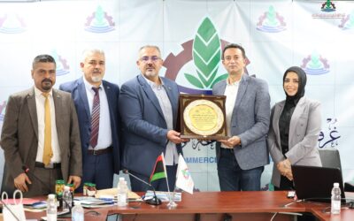 غرفة التجارة والصناعة والزراعة مصراتة تستقبل وفداً من الشركات المصرية.